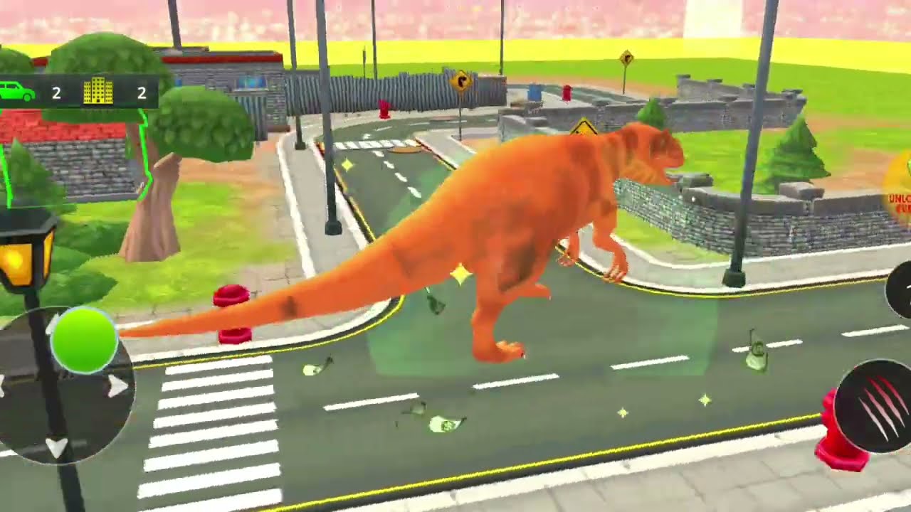 Best Dino Games - Dinosaur Fight Game Android Gameplay 